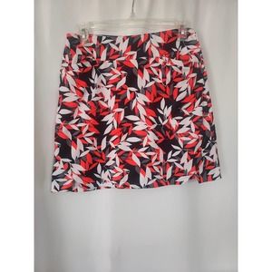 Tail White Label Bright Orangish/Black/White Spring Skort. Size XS